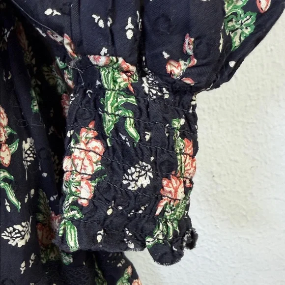 Pilcro Black Floral Mini Dress - Picture 3 of 13